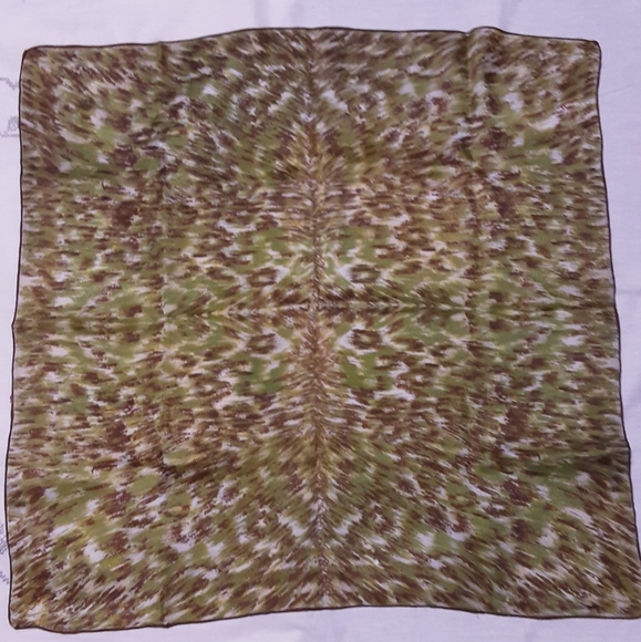 1940's cheetah print scarf - Picture 1 of 7